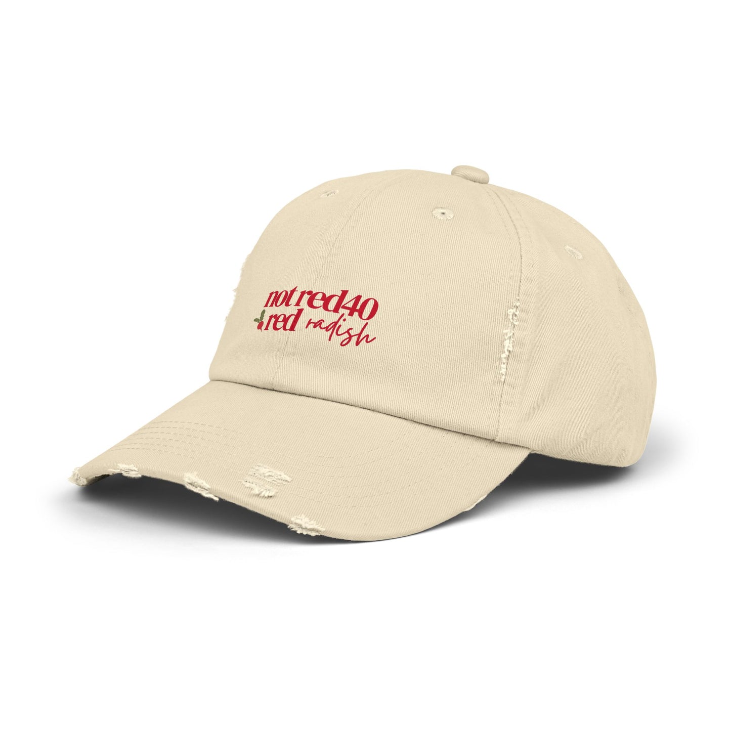 “Dye-Free Cookie Dealer” Distressed Unisex Hat – Vintage Baker Cap (Black or Stone)