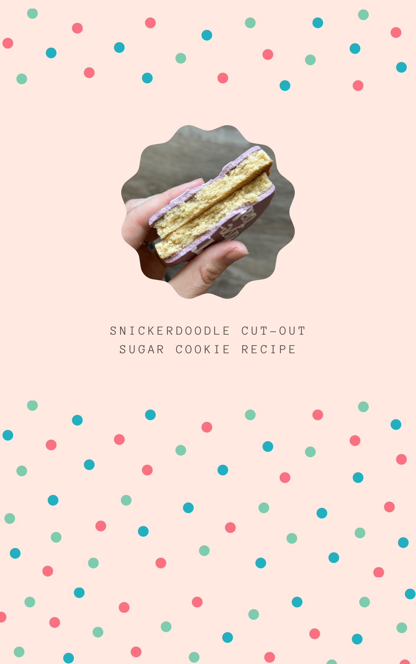 ✨NEW✨ Snickerdoodle Sugar Cookie Recipe - soft, rich, buttery with cinnamon and sugar topping