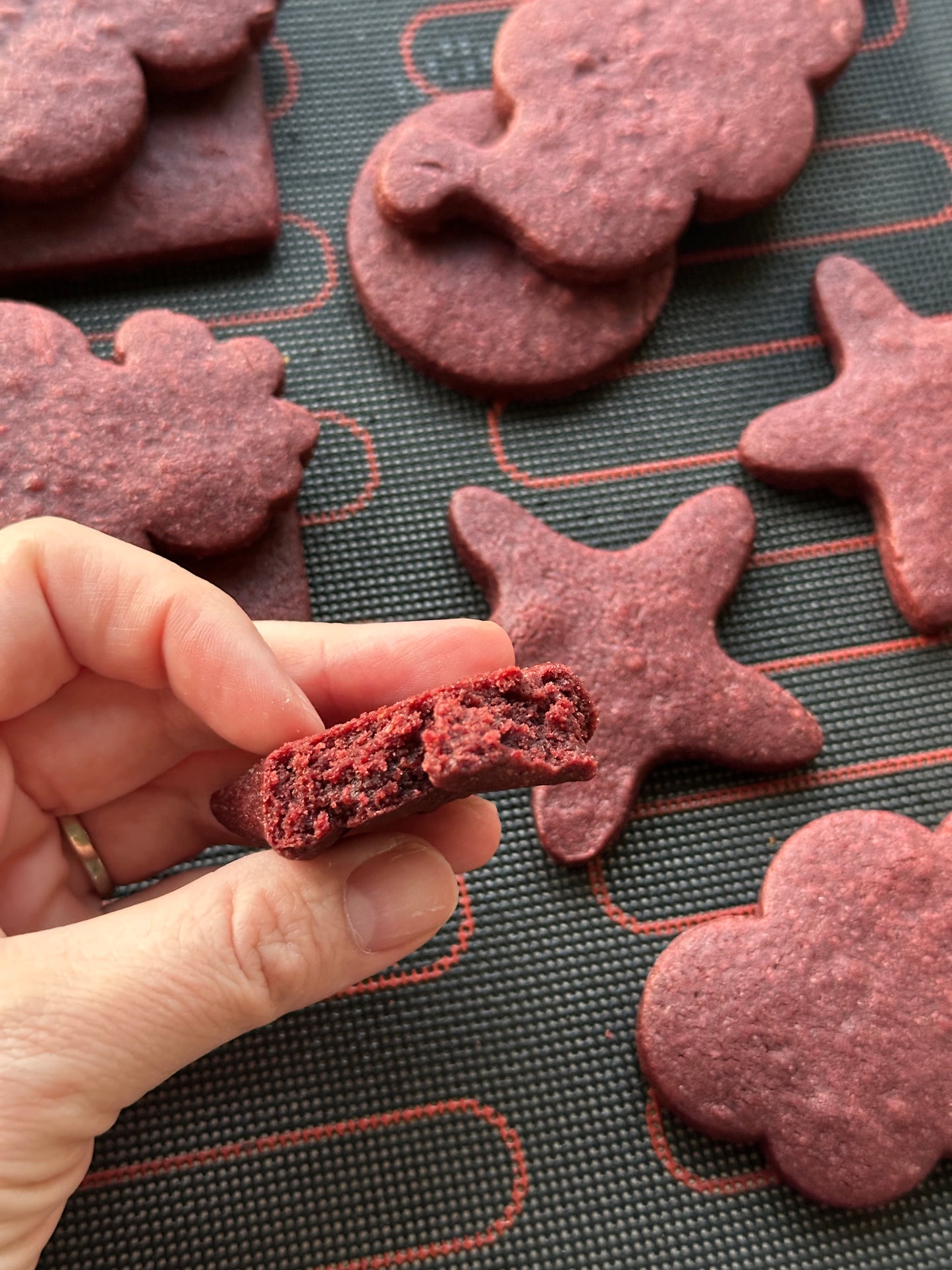 ✨NEW✨ Dye-Free Red Velvet Cut-out Sugar Cookie Recipe