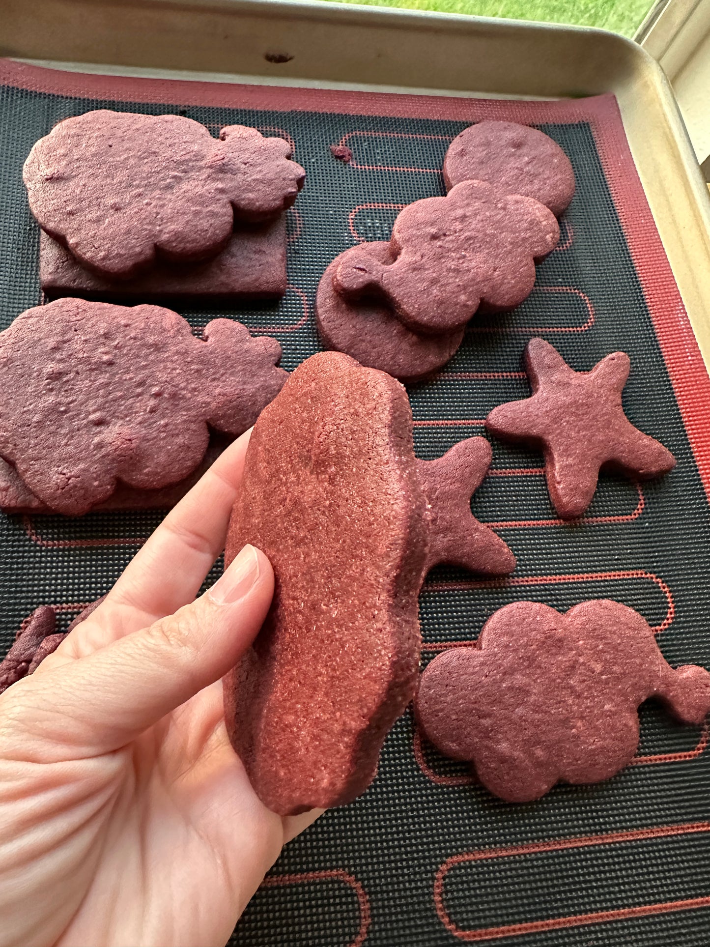 ✨NEW✨ Dye-Free Red Velvet Cut-out Sugar Cookie Recipe