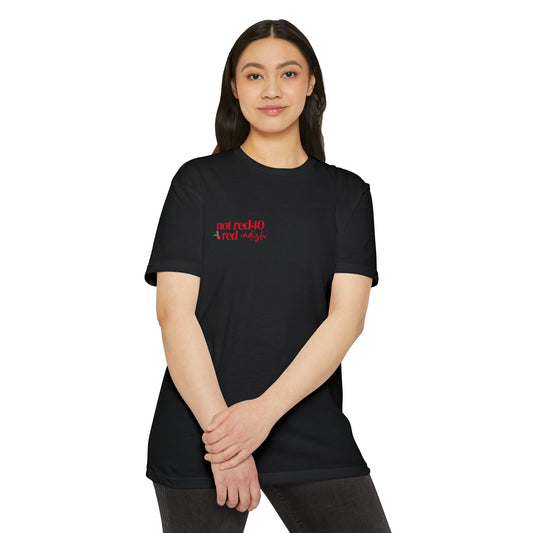 Not RED40, Red Radish” Unisex Tee – Dye-Free Advocacy Shirt (Black, S–4XL)
