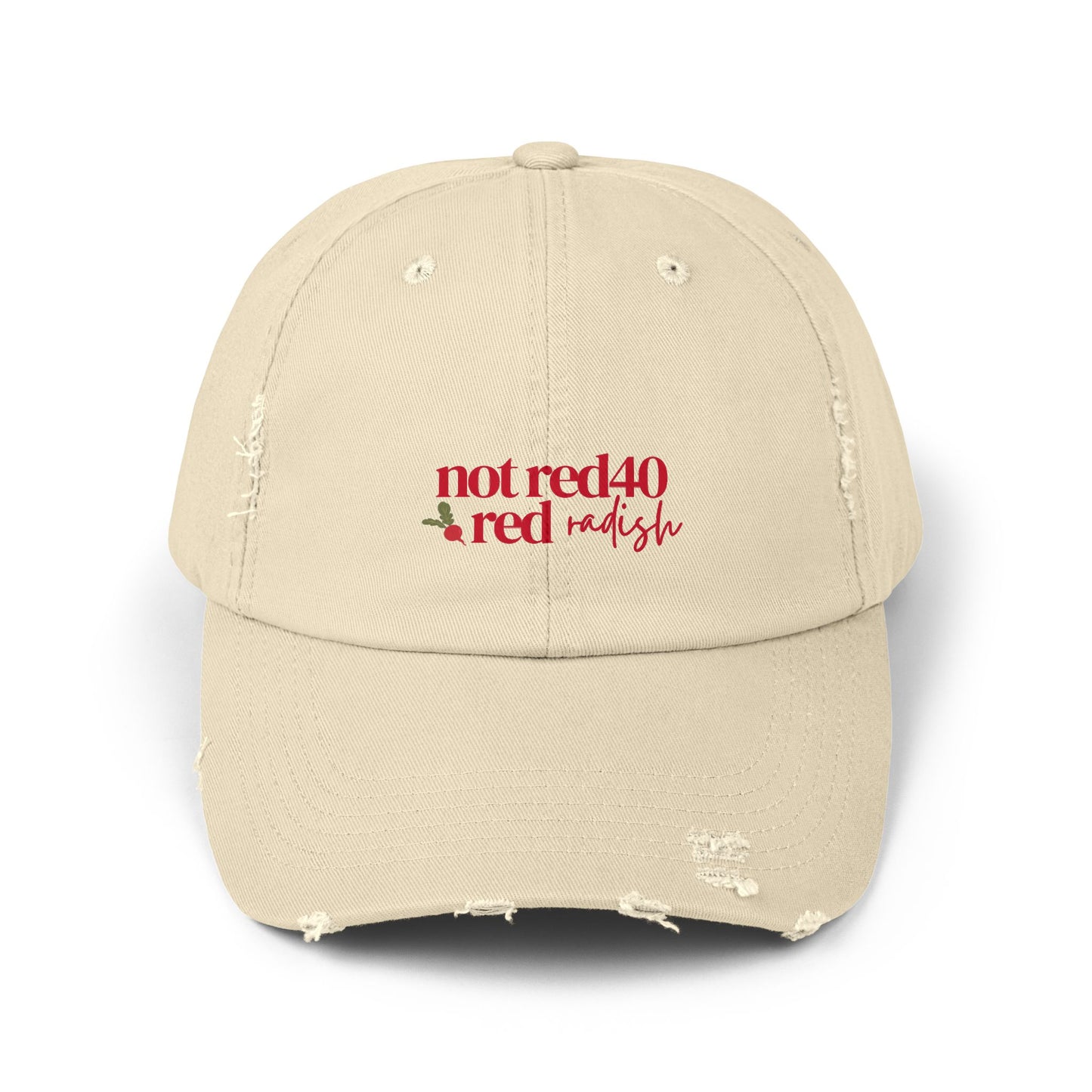 “Dye-Free Cookie Dealer” Distressed Unisex Hat – Vintage Baker Cap (Black or Stone)