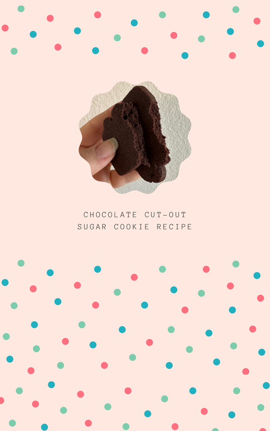 Chocolate Sugar Cookie Recipe - rich and just the right amount of chocolate flavor!