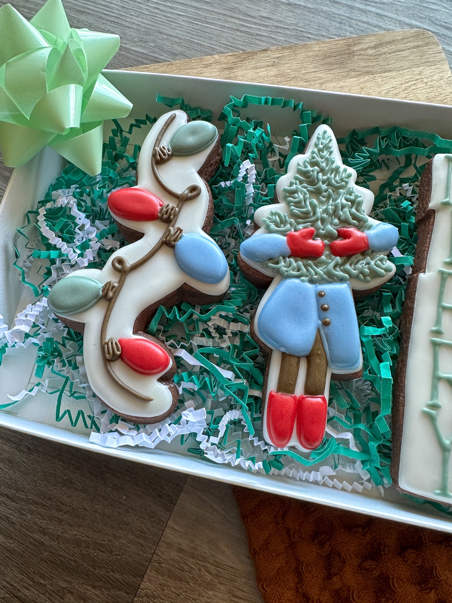 Christmas Cookie Set Of Three Tall - Chocolate Flavor