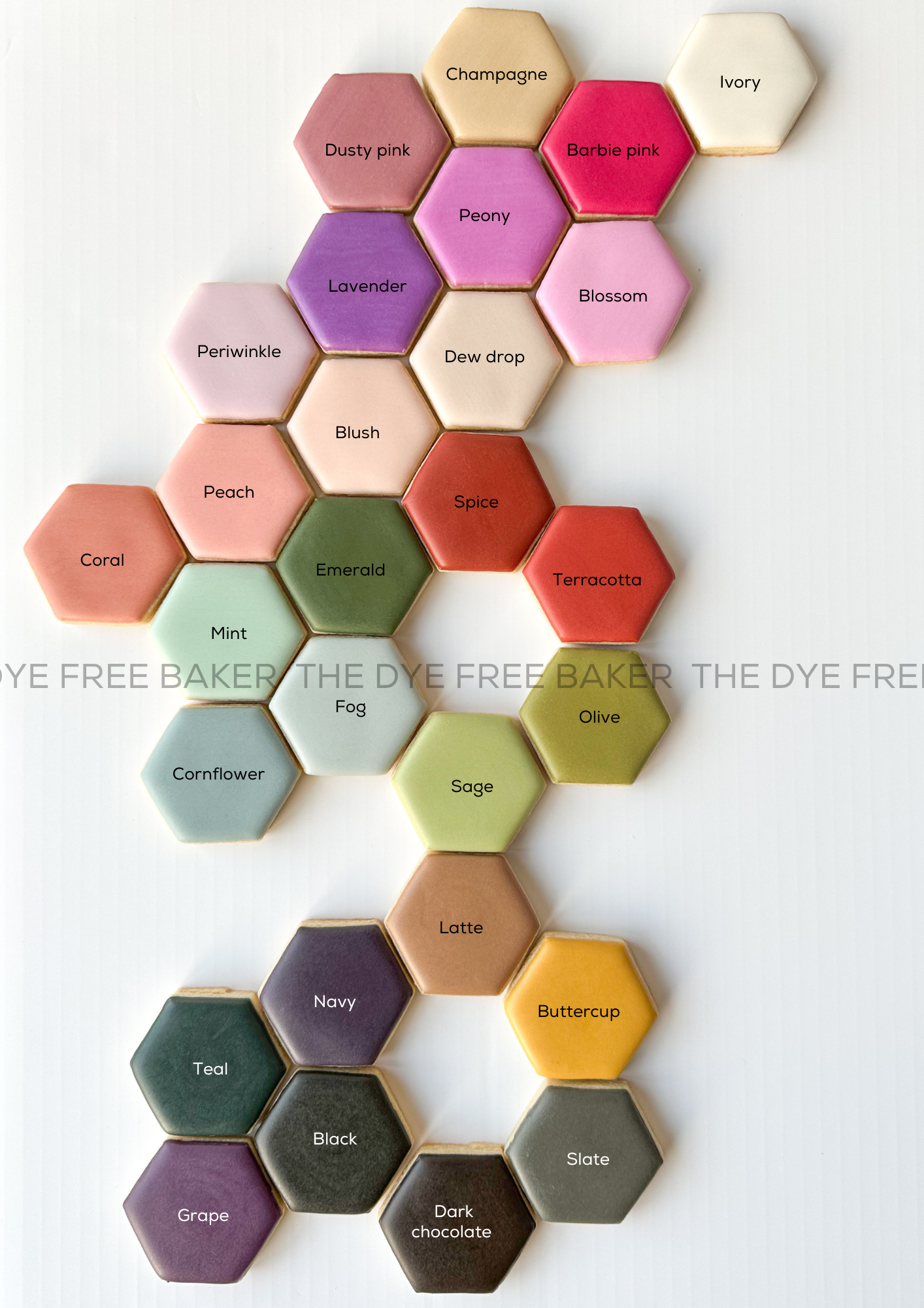 The Dye-Free Color Guide – A Complete Guide to Mixing Beautiful Natural Colors in Icing