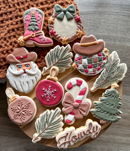 Christmas Cookies Custom Dozen - Signature Vanilla Cookie Flavor