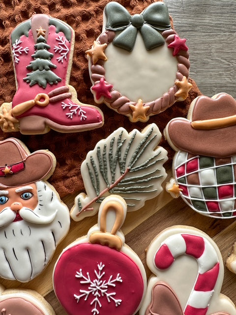 Christmas Cookies Custom Dozen - Signature Vanilla Cookie Flavor