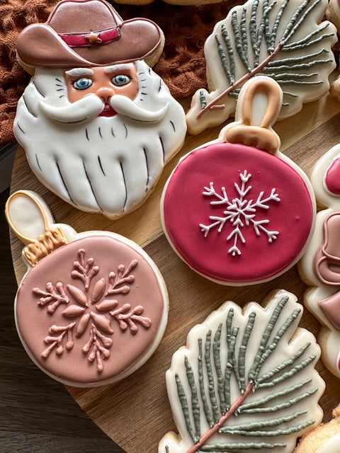 Christmas Cookies Custom Dozen - Signature Vanilla Cookie Flavor