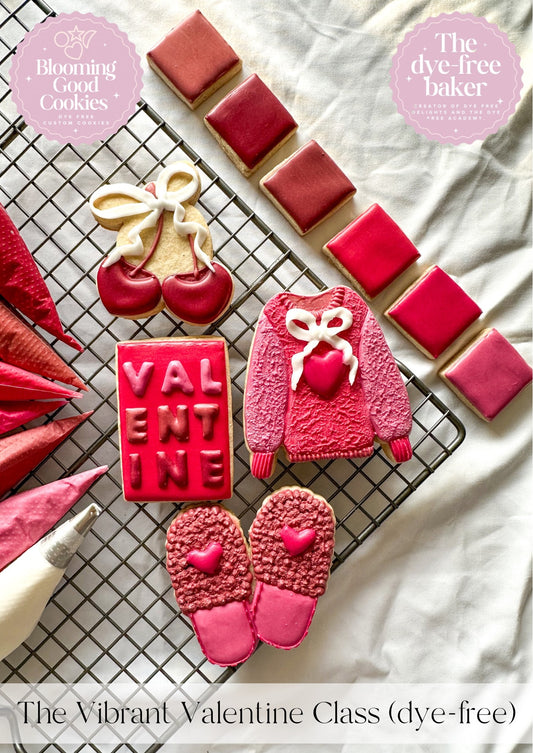 Vibrant Valentine Cookie Decorating Class (Dye-Free)